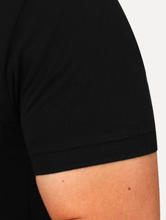 Polo Aramis Masculina Regular Basic Piquet Surton Mono Logo Preto