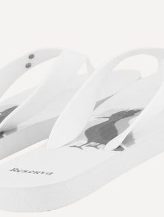 Chinelo Reserva Masculino Pica-Pau Blur Branco