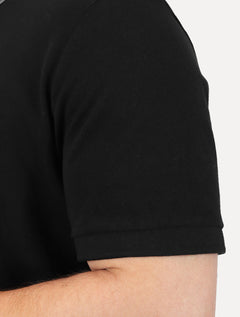 Polo Guess Masculina Piquet Silk Grey Frisos Preta