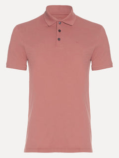 Polo Ellus Masculina Piquet Classic Easa Rosa Escuro