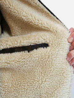 Jaqueta Dixen Masculina Sherpa PU Preta