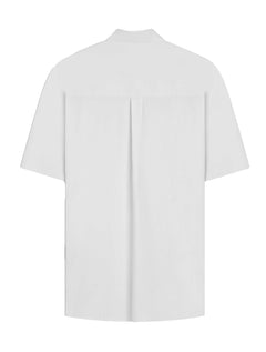 Camisa VR Masculina Casual Manga Curta Pocket Silicon Oil Branca