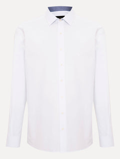 Camisa Dudalina Masculina Slim Tricoline Lisa Branca