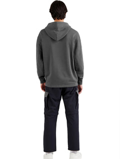 Moletom Levis Masculino Drawcord Hem Hoddie Grafite