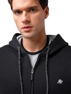 Moletom Aeropostale Masculino Hoodie Full-Zip A87 Preto