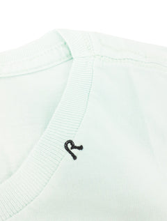 Camiseta Replay Masculina Frontal Stamp Logo Azul Claro