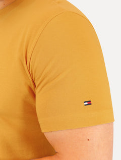 Camiseta Tommy Hilfiger Masculina Linear Flag Graphic Amarelo