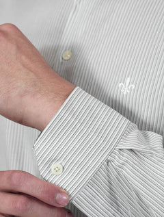 Camisa Dudalina Masculina Comfort Superfine Cotton Cinza Claro