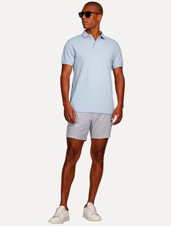 Polo Aramis Masculina Regular Basic Piquet Azul Claro