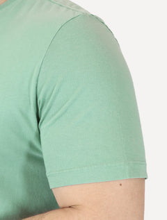 Camiseta Von der Volke Masculina Origineel Lettering Verde Claro