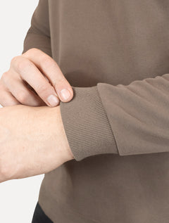 Moletom Dixen Masculino Crewneck Liso Marrom