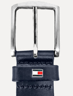 Cinto Tommy Hilfiger Masculino New Denton 3.5 Belt Azul Marinho