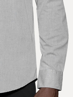 Camisa Aramis Masculina Slim Algodão Willis Chumbo