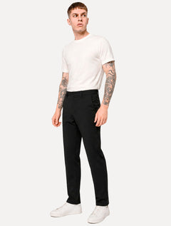 Calça K&J Black Masculina Travel Pack Tech Poliflex Preta
