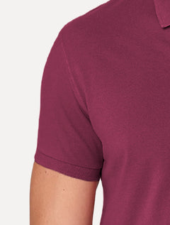 Polo Dudalina Piquet Essentials Cotton Basica Modal Rosa Carmim