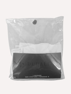 Cueca Dudalina Boxer Seamless Logo Branca 1UN