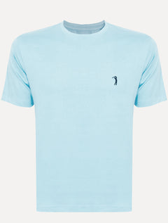 Camiseta Aleatory Masculina Navy Icon Azul Claro