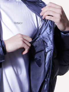 Jaqueta Victory Eagle Masculina Metallic Zip Azul Marinho