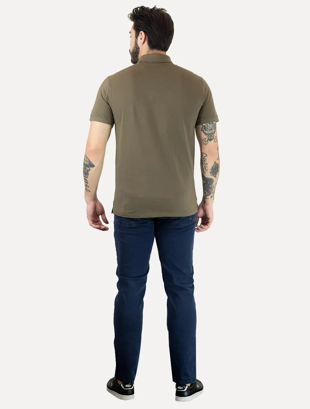 Polo Dudalina Essentials Básica Marrom Claro