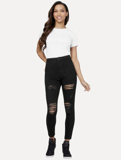 Camiseta Guess Feminina Chest Rubber Logo Off White