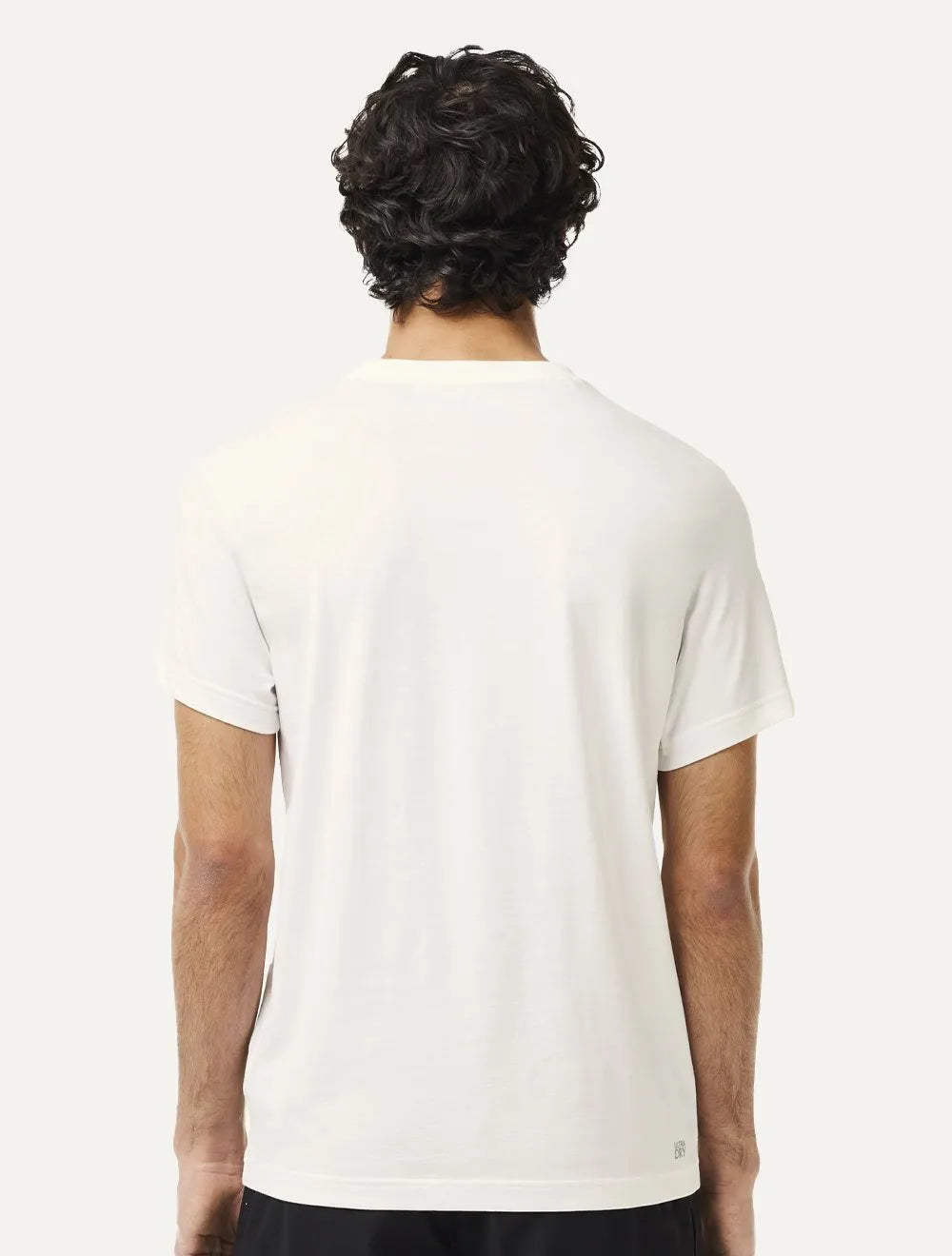 Camiseta Lacoste Masculina Regular Sport Dry Print Croco Branca