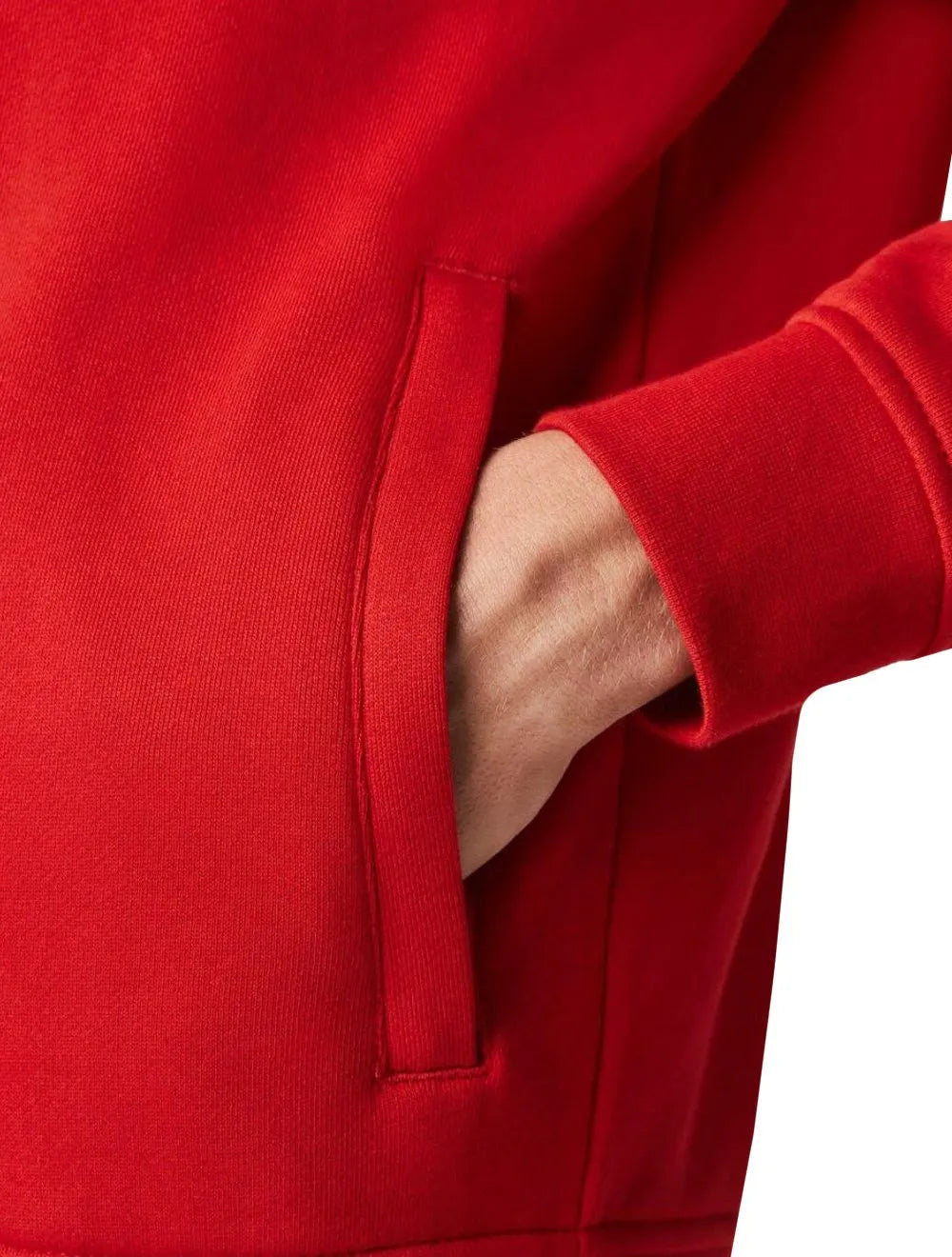 Moletom Lacoste Masculino Sport Fleece Hoodie Full Zip Vermelho