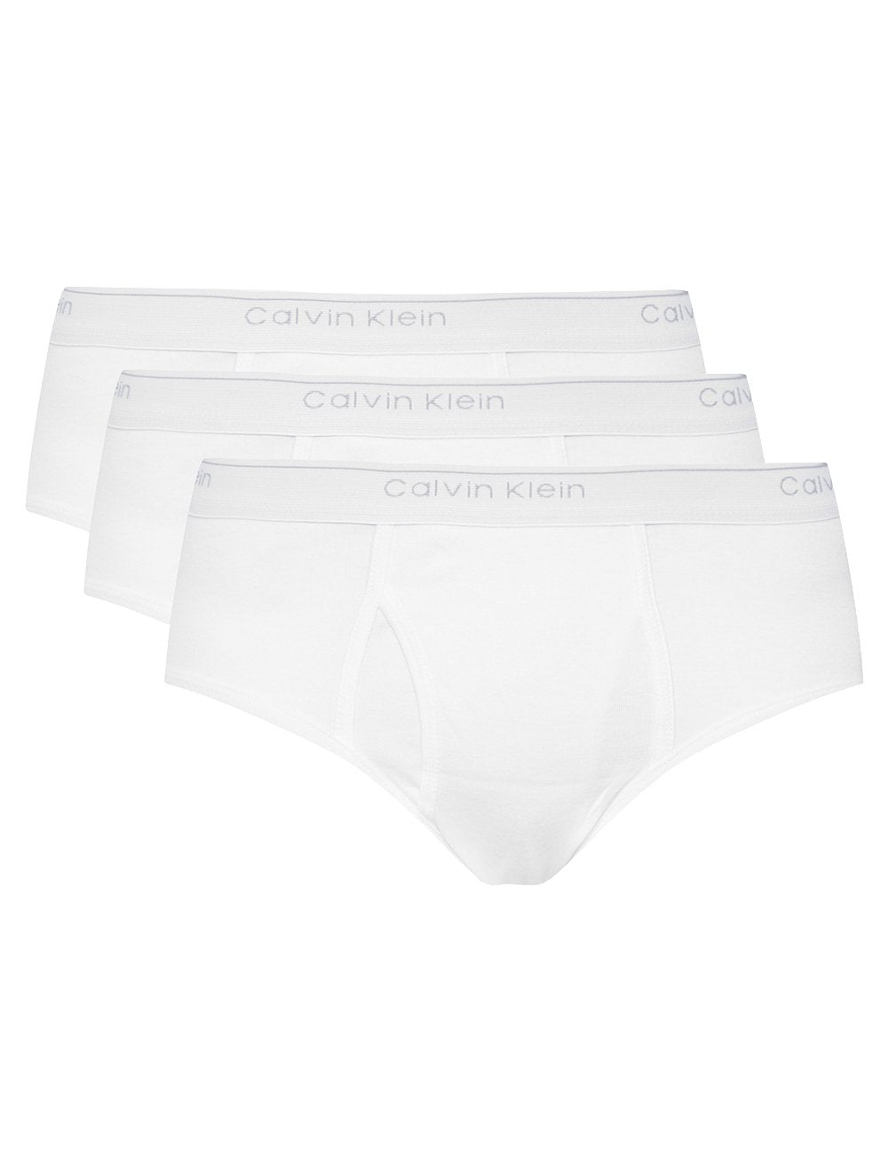 Cuecas Calvin Klein Brief Logo Branca Pack 3UN