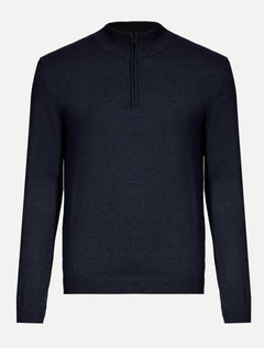 Blusa Aramis Masculina Tricot Gola Alta Half Zip Surton Azul Marinho