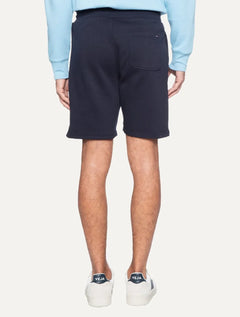 Bermuda Tommy Hilfiger Moletom Masculina Small Logo Azul Marinho