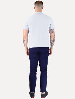 Polo Ellus Masculina Piquet Classic Easa Azul Claro