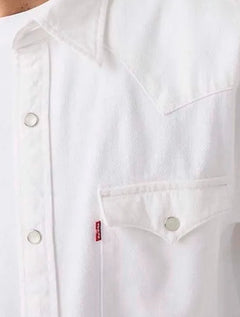 Camisa Jeans Levis Masculina Barstow Western Branca