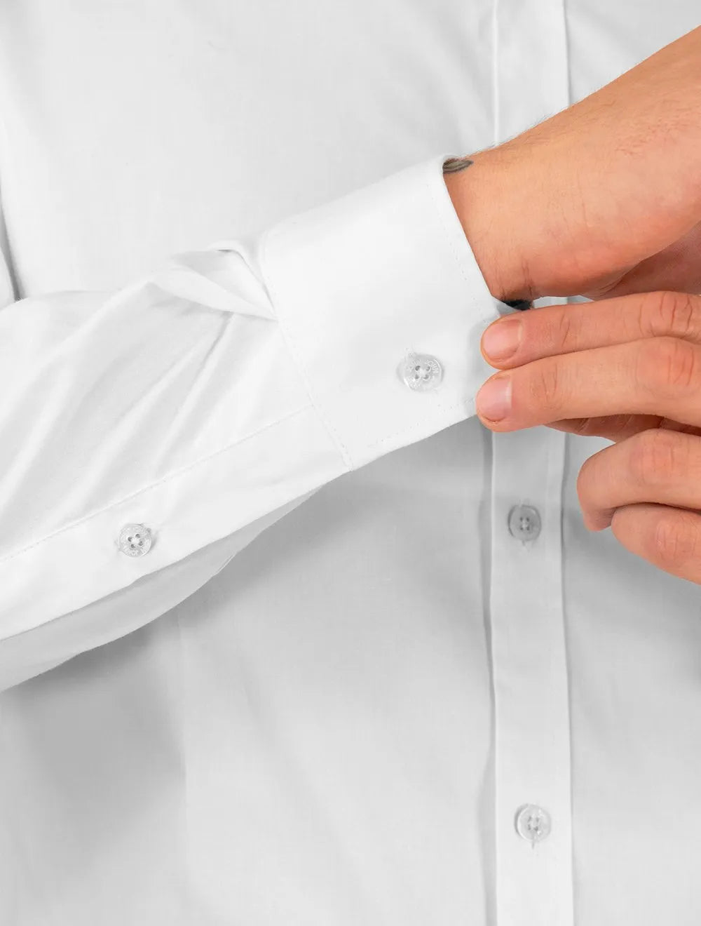 Camisa John John Masculina New Slim Logo Branca