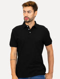 Polo Aramis Masculina Cotton Piquet Basic Preta