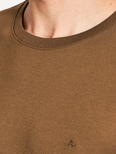 Camiseta Aramis Masculina Basic Lisa Mono Icon Marrom