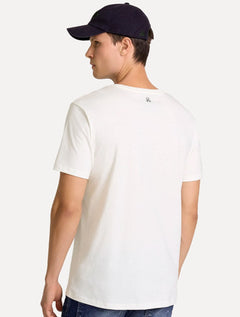Camiseta John John Masculina Regular Fit Basic Off White