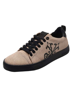 Tênis John John Masculino London Canvas Cru Off-White Mescla