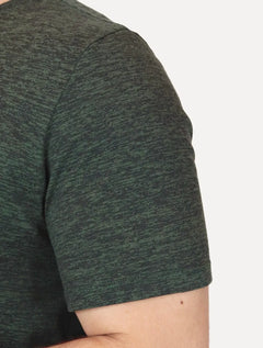 Camiseta Dudalina Masculina Melange Color Verde Escuro Mescla