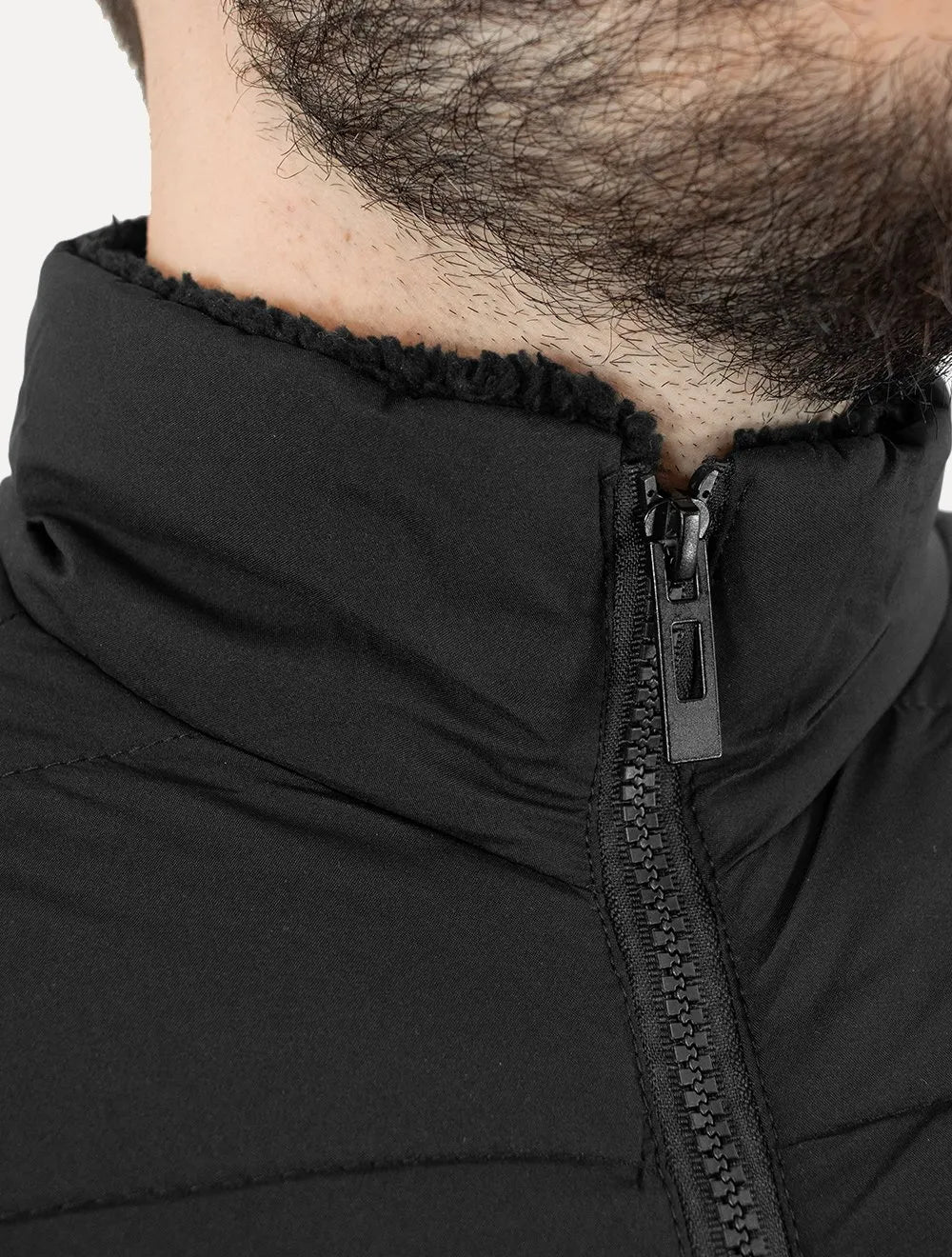 Jaqueta Dixen Masculina Dark Sherpa Bomber Preta