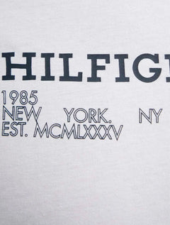 Camiseta Tommy Hilfiger Masculina Monotype 1985 Logo Branca