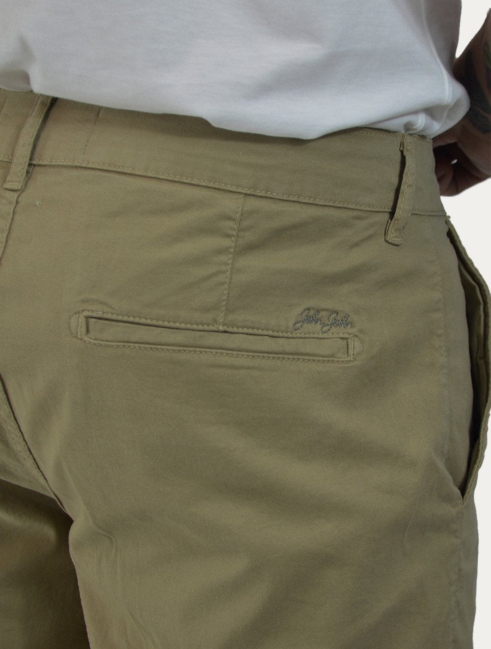 Bermuda John John Masculina Chino Portland Cáqui