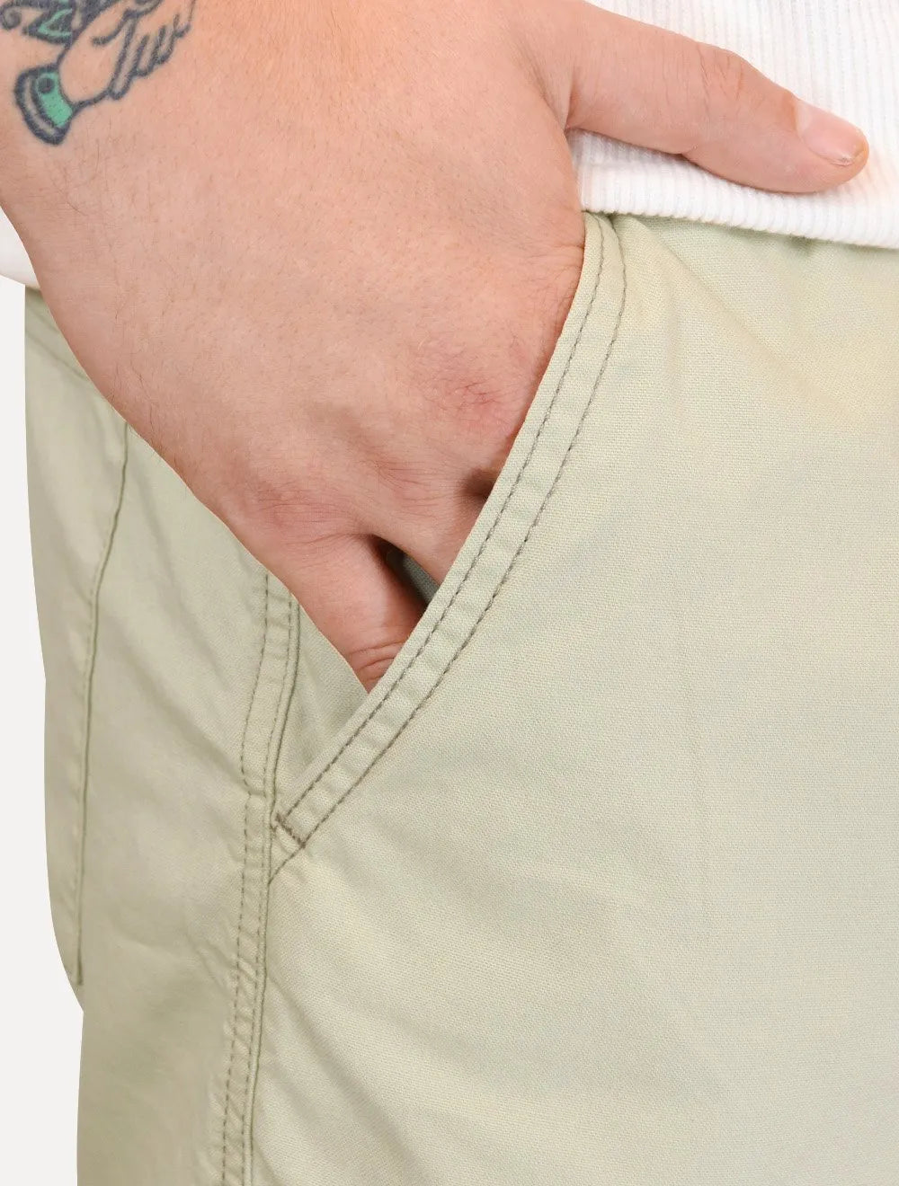Shorts Levis Masculina Sarja Chino String Creme
