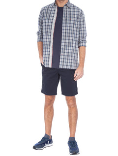 Bermuda Replay Masculina Chino Perene Azul Marinho