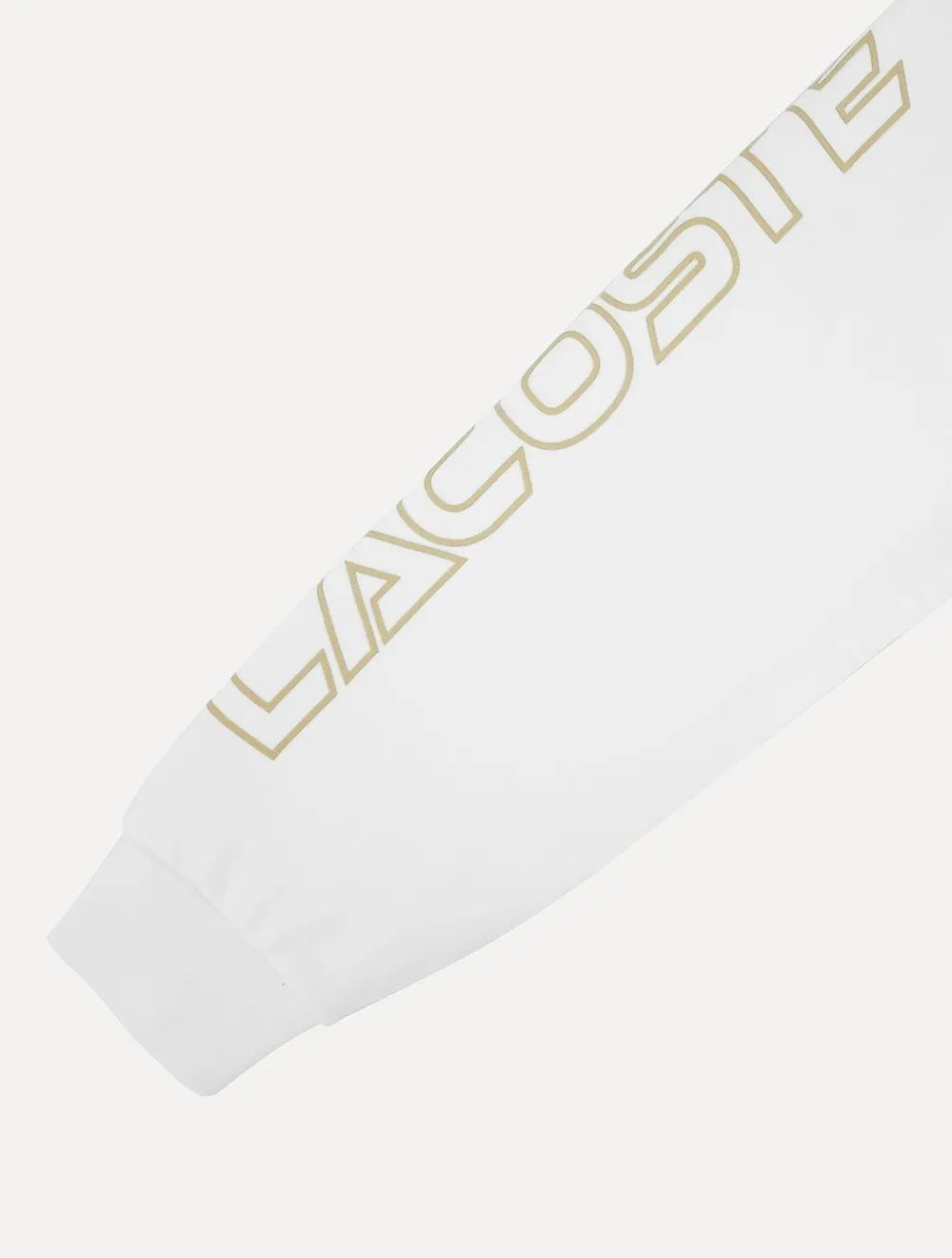 Moletom Lacoste Masculino Colorblock Zip-Up Hoodie Cáqui/Off-White