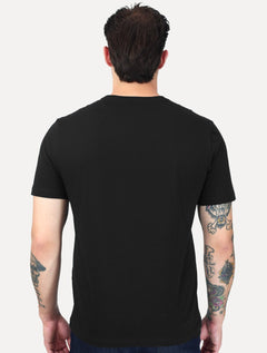 Camiseta Individual Slim Pima Soft Touch Logo Preto