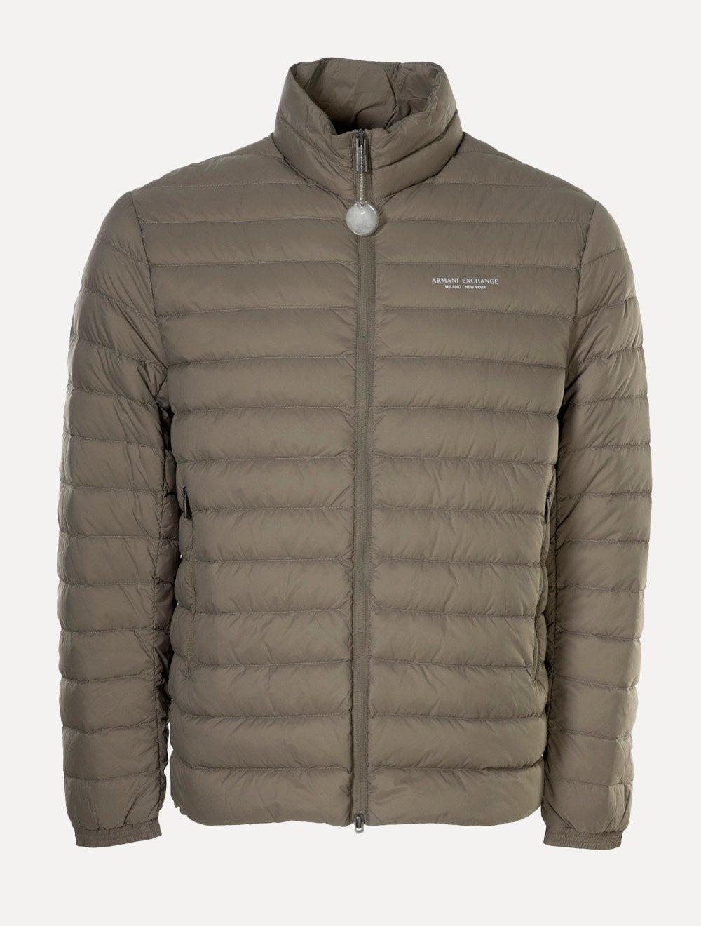 Jaqueta Armani Exchange Masculina Nylon Acolchoada Marrom