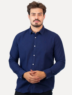 Camisa Original Penguin Masculina Regular Flanela Azul Marinho