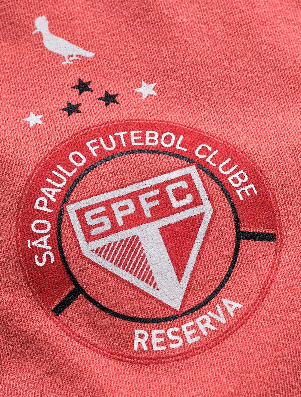 Camiseta Reserva Masculina São Paulo FC Mini Chest Vermelha