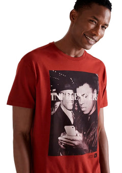 Camiseta Reserva Masculina Influencers Print Bordô