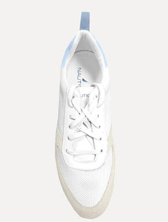 Tênis Nautica Masculino Free Fall Azul Claro/Branco