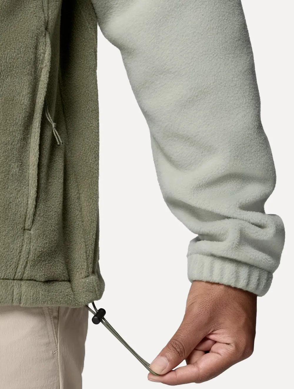Jaqueta Columbia Masculina Fleece Steens Mountain Full Zip Verde/Verde Claro